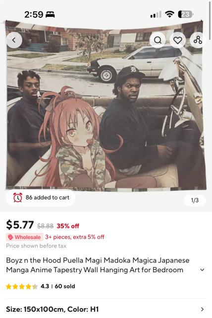 a boyz n the hood x madoka magica “collaboration”