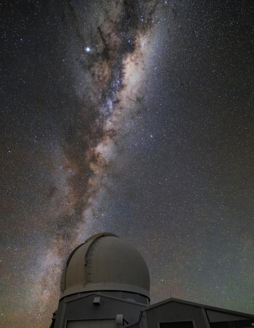 "Milky Way over SOAR."

NOIRLab/AURA/NSF, CC BY 4.0, via Wikimedia Commons.