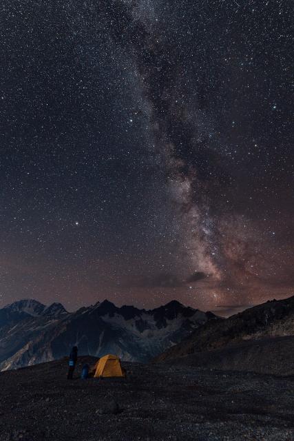 "Milky way in Elbrus."

oliwok, CC BY 4.0, via Wikimedia Commons.