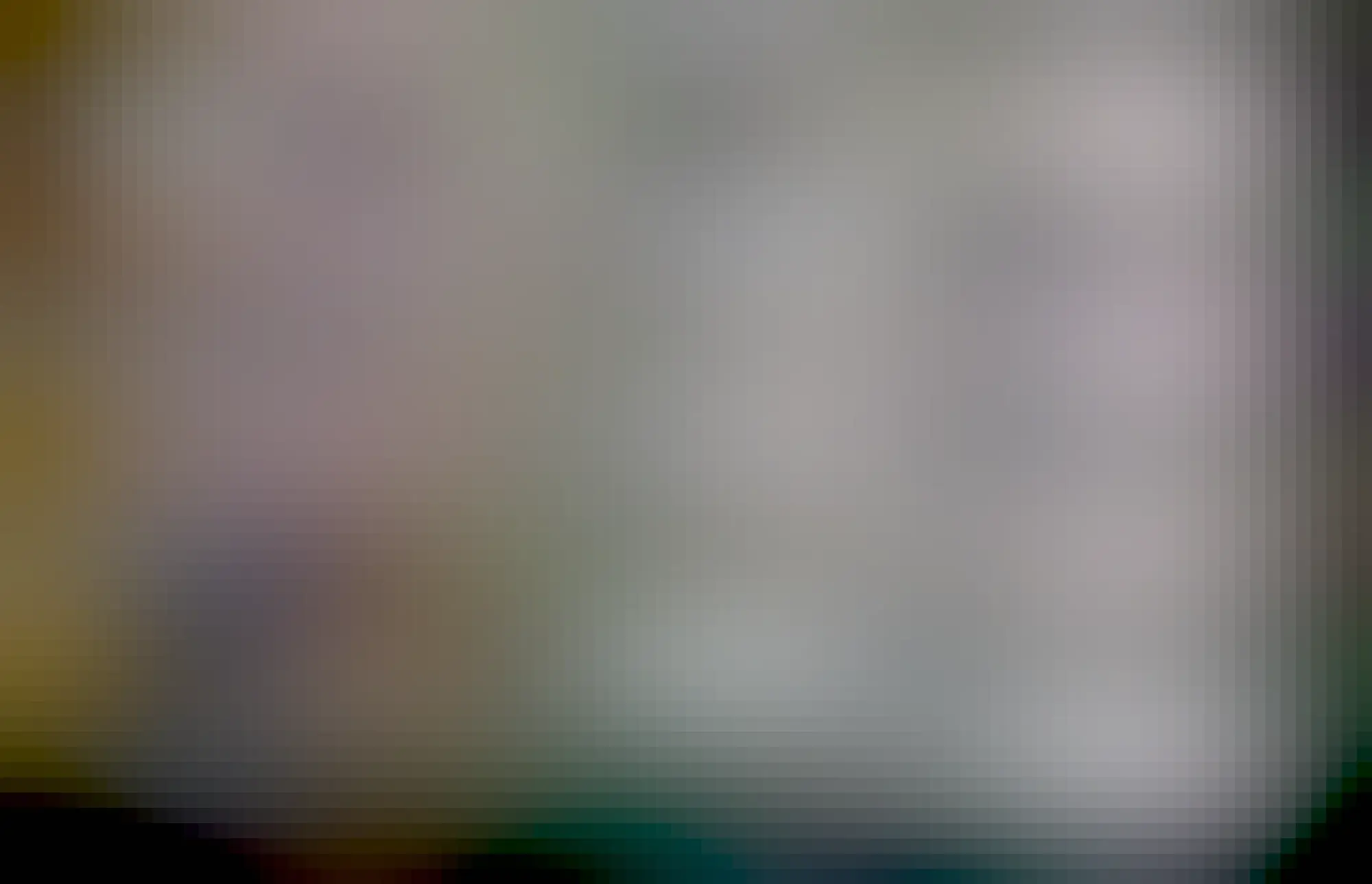 Three artworks on paper, black ink hand drawn letters and shapes, some painted in, that are lichen but look like rocks or rivers.