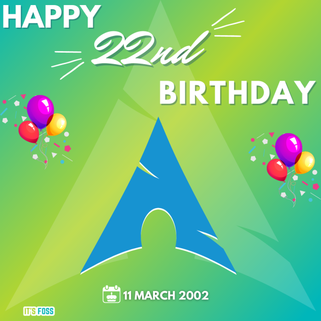 Happy 22nd Birthday, Arch!

11 March 2002
