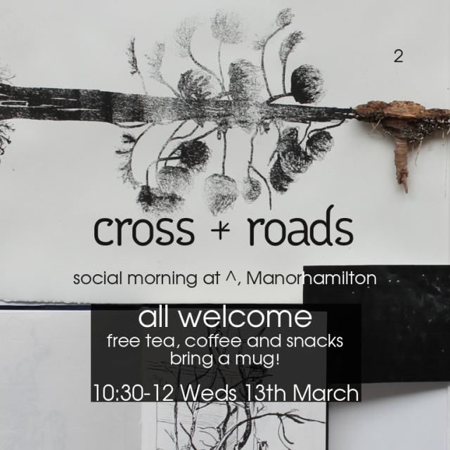 A poster for the social event mentioned in this toot, with the same text. The poster is square format with s print of a plant and a drawing of some trees.