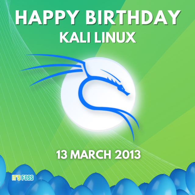 Happy Birthday Kali Linux

13 March 2013