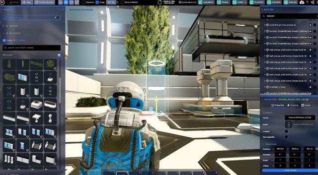 The Mirror game editor screenshot