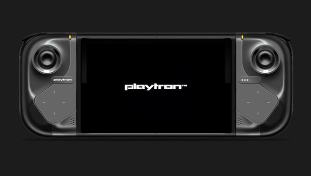 Mock-up handheld gaming device - Playtron