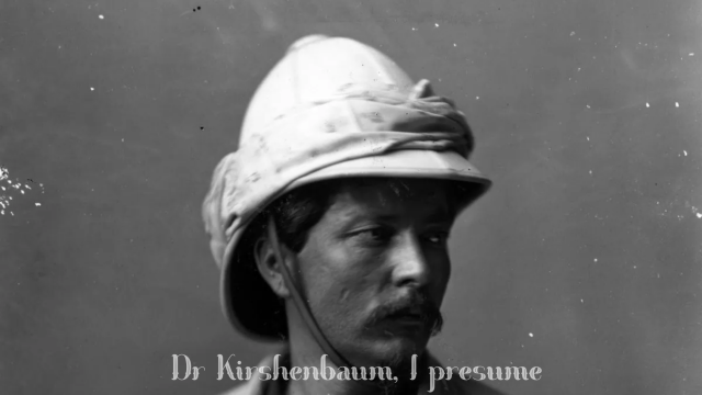  Dr Kirshenbaum, I presume