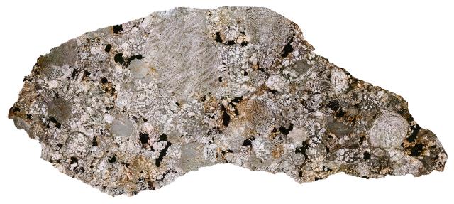 Thin Section of the Knyahinya Meteorite.

Solar Anamnesis, CC BY-NC-ND 2.0 via Flickr: https://flic.kr/p/2mXTo6j