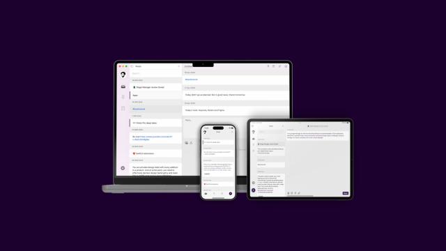 Tusks running on a Mac, iPhone and iPad