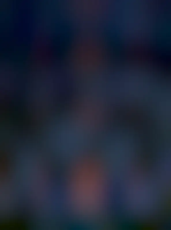 A swirling blue disk is illustrated with a deep colorful indentation in the middle. A light colored jet shoots out of this middle, from a small dot that is a black hole.