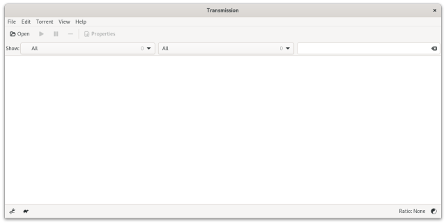 Transmission window using GTK4 widgets without making use of libadwaita