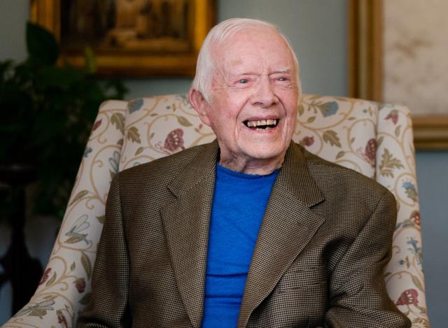 Pic of Jimmy Carter last year.