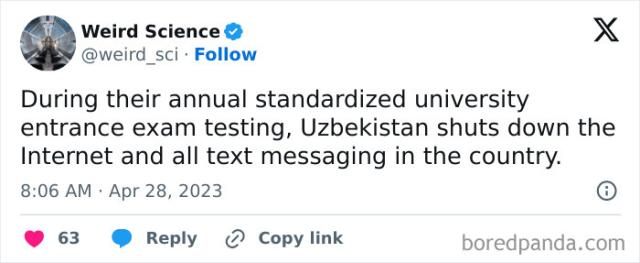 uzbekistan university exams