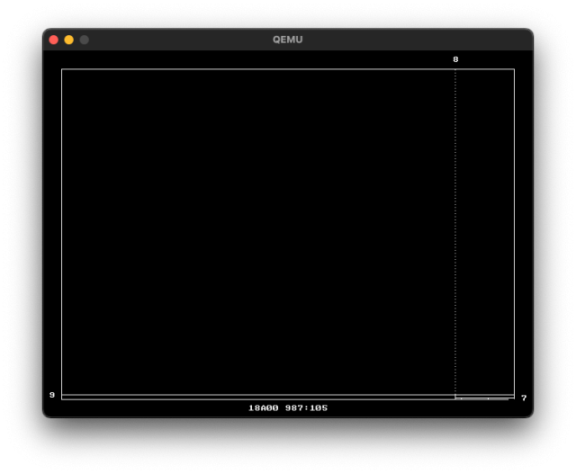 A QEMU window showing neralie.tal running in uxnfloppy