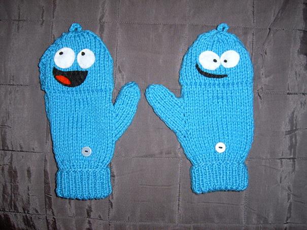 character mittens