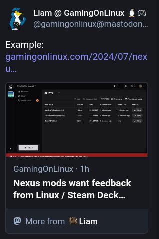 Article embed showing my personal account linked at the bottom automatically