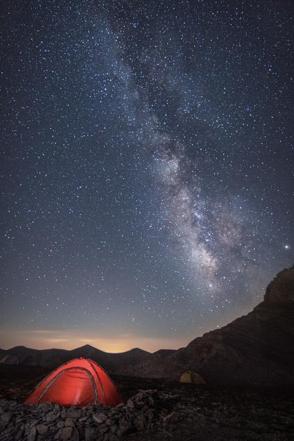 "Milky Way above the "Throne of Zeus", Stefani peak, Mount Olympus, Greece."

Sotiris Zapantiotis, CC BY-SA 4.0, via Wikimedia Commons.