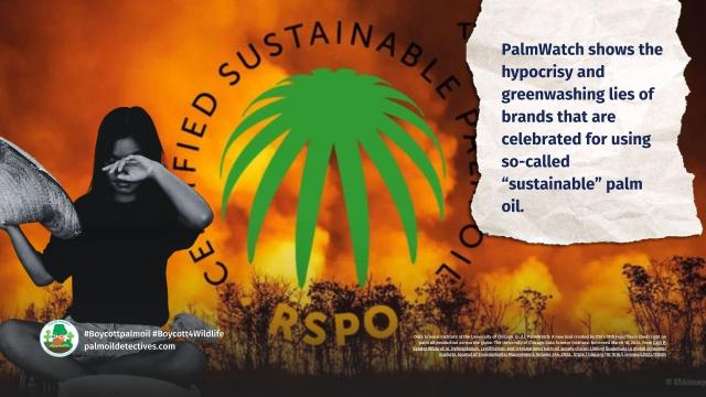 Game-changing free tool #PalmWatch helps you track #palmoil #deforestation and #humanrights abuses by “sustainable” RSPO members: Nestle, Kelloggs, Unilever, Ferrero, Mondelez. Uncover their #ecocide and #Boycottpalmoil #Boycott4Wildlife @palmoildetect https://wp.me/pcFhgU-7lp
