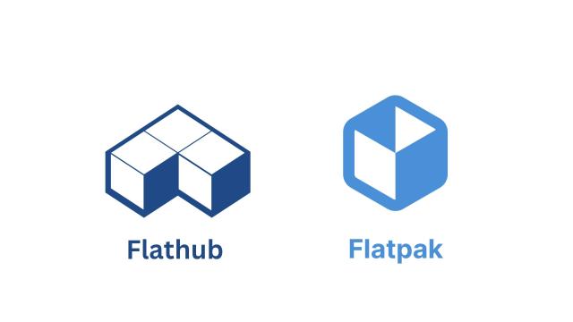 Flathub and Flatpaks logo on a white background.