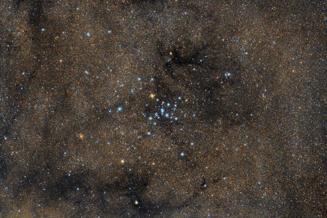 "Messier 7 / M7 / NGC 6475 / The Ptolemy Cluster."

Brandon Ghany / Horizon Productions SFL, Public domain, via Flickr: https://flic.kr/p/2qbsjKf