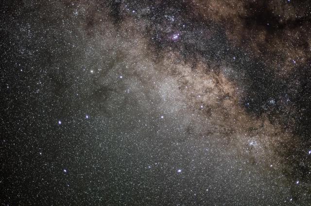 "The Milky Way at 50mm."

buddingphotographer, CC0, via Wikimedia Commons.