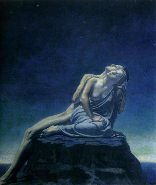 "L'oubli des Passions."

Jean Delville, Public domain, via Wikimedia Commons.
