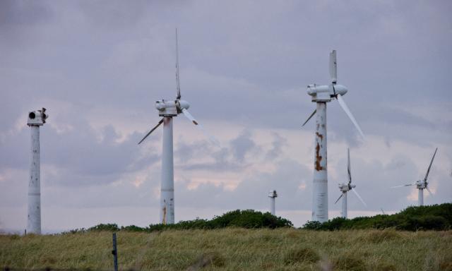 An old windmill farm