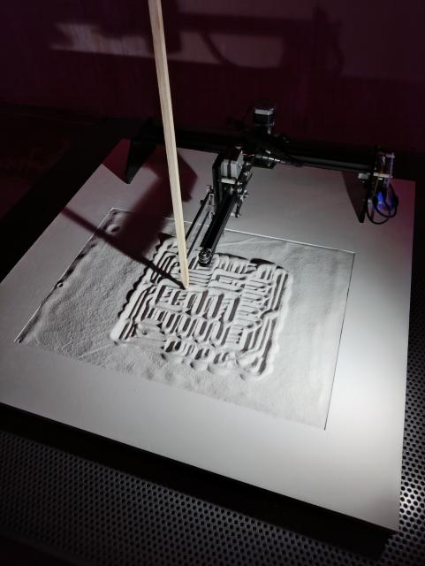 Infinite Sand Sorter, by Agoston Nagy