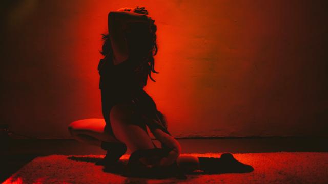 Photo of Dila Demir (from nar.interactive) performing "Pain Creature"