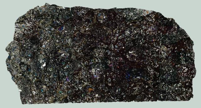 Ozerki Meteorite Thin Section.

Solar Anamnesis, CC BY-NC-ND 2.0 via Flickr: https://flic.kr/p/23XE9SM