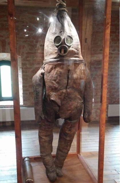 'Raahe Wanha Herra' or 'The old gentleman of Raahe' is believed to be the oldest surviving diving suit in existence, dating back to the 1700s