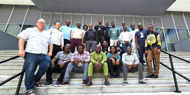 Photo of participants in this week's training at Africa CDC headquarters in Addis Ababa