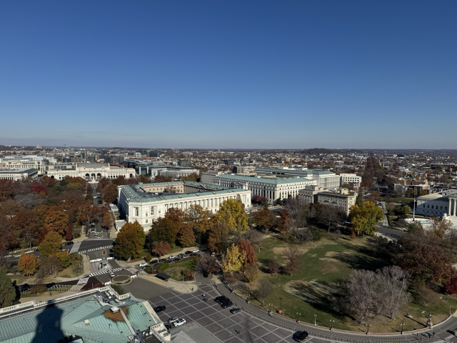 View from the top of the Capitol