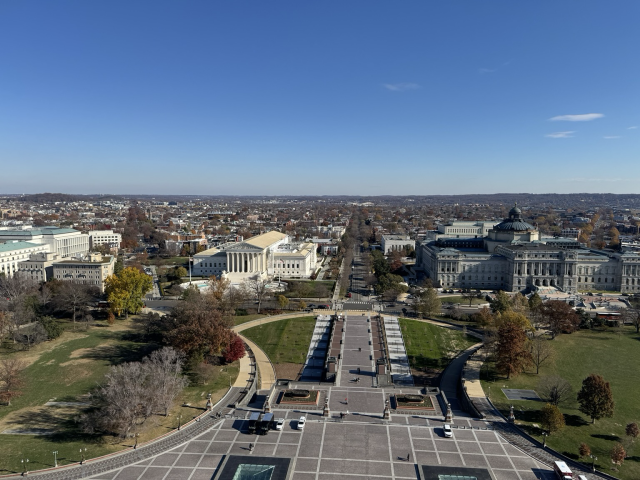 View from the top of the Capitol