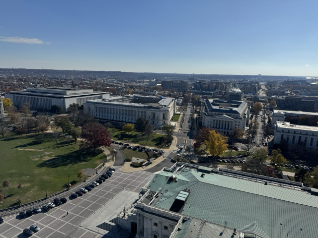 View from the top of the Capitol