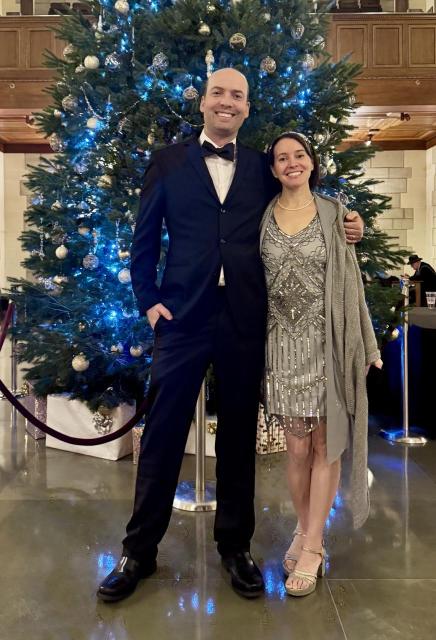 David Lowry and I at the National Academy of Sciences