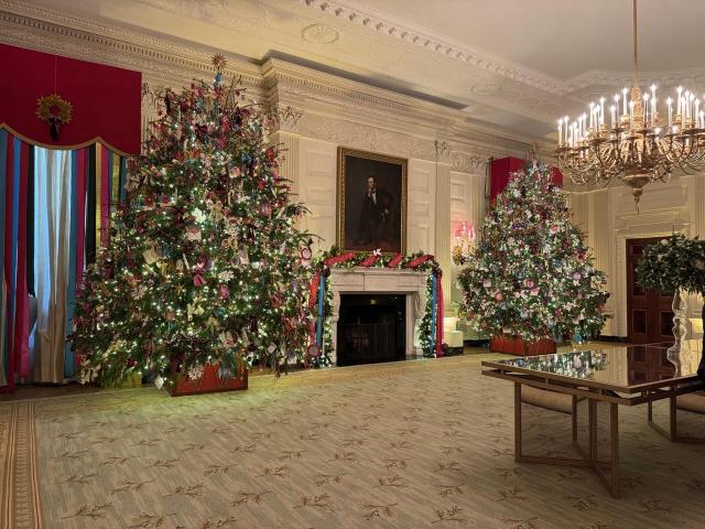 A ballroom at the White House
