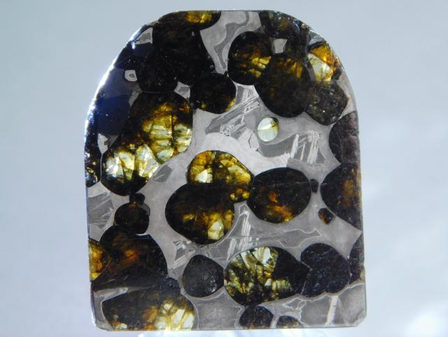 Sericho Pallasite.

NathanScientific, CC0, via Wikimedia Commons.