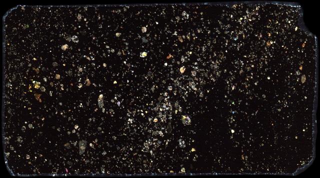 Isheyevo Meteorite Thin Section - XPL HDR Pathscan Enabler.