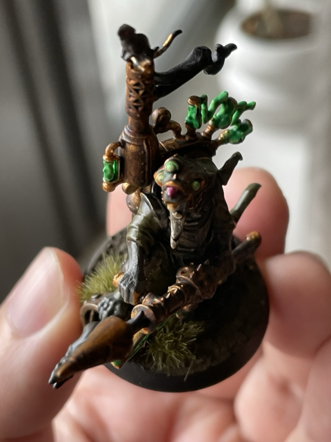 Same miniature from slightly above. 