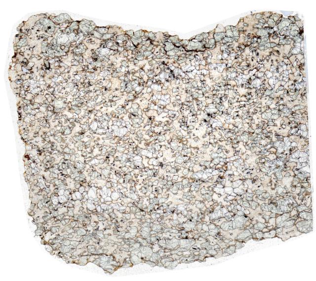 Northwest Africa (NWA) 8409 Meteorite Thin Section - HDR Pathscan Enabler.