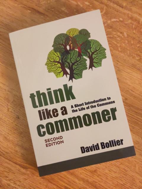 Cover of the book Think Like a Commoner, second edition, by David Bollier