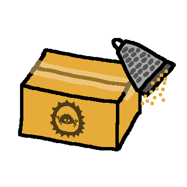 a poorly drawn version of the prior icon. it has rough, thick, pixelated lines that were quite obviously drawn with a mouse.