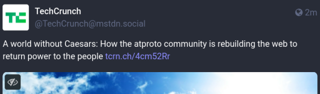 A world without Caesars: How the atproto community is rebuilding the web to return power to the people https://tcrn.ch/4cm52Rr