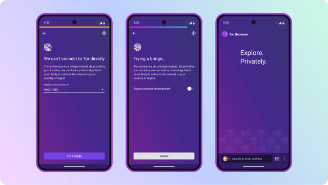 screenshot of connection assist feature