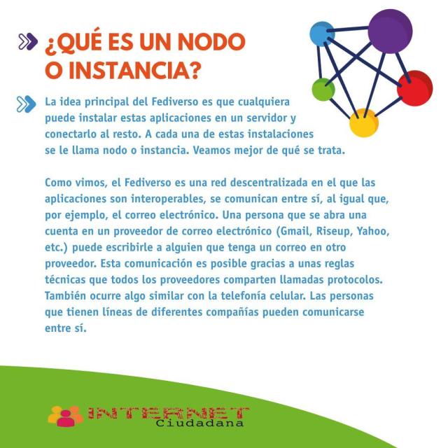 Cartel descriptivo "¿Qué es un nodo o instancia?"