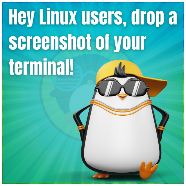 Hey Linux users, drop a screenshot of your terminal!