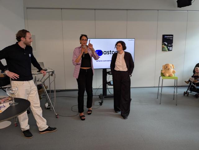 Some Mastodon people and the head of Wikimedia Deutschland 