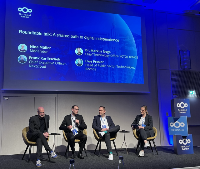 From left to right, Frank, Markus, Uwe and Nina.