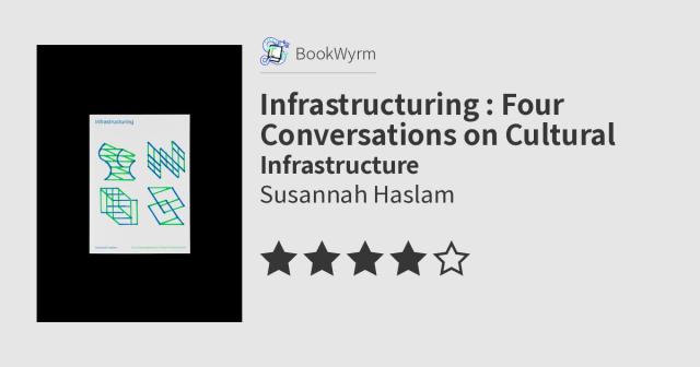 Susannah Haslam: Infrastructuring : Four Conversations on Cultural (Paperback, 2021, Antenne Books Limited)