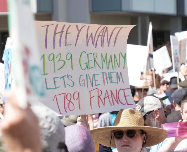 They want 1939 Germany, Let's give them 1789 France